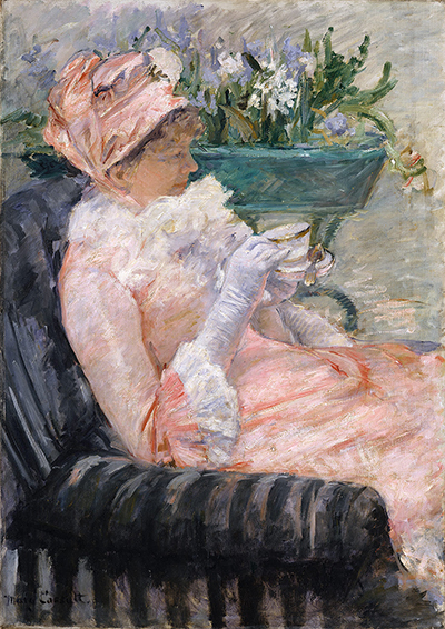 The Cup of Tea Mary Cassatt